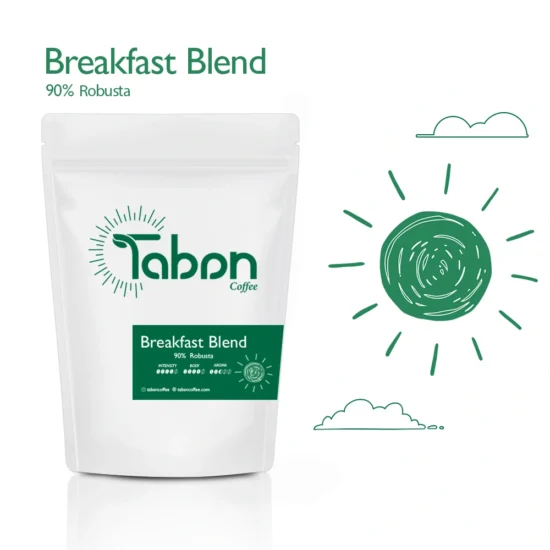 قهوه ترکیبی 90 درصد روبوستا Breakfast Blend